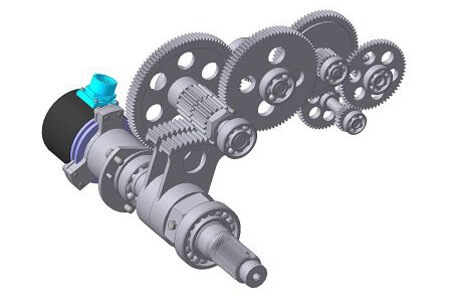 3D shafts & mechanical gears